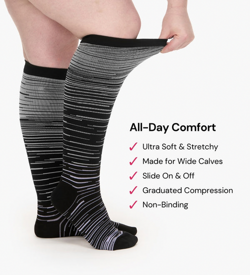 Stepise™ Stripes Compression Socks