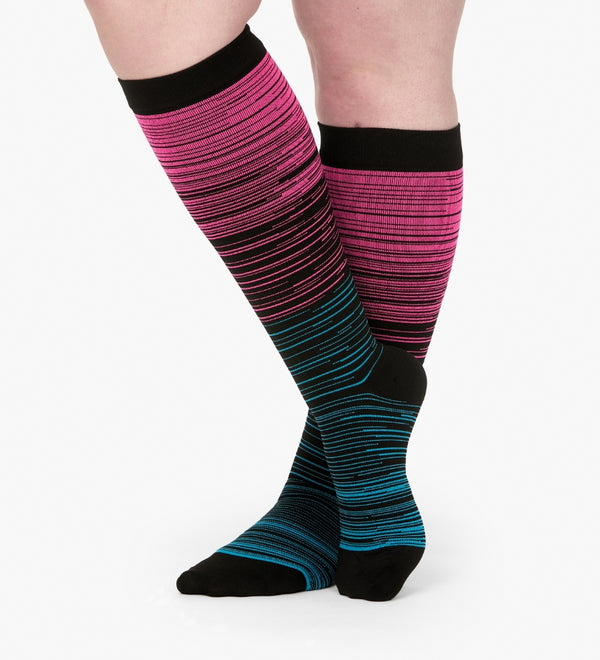 Stepise™ Stripes Compression Socks