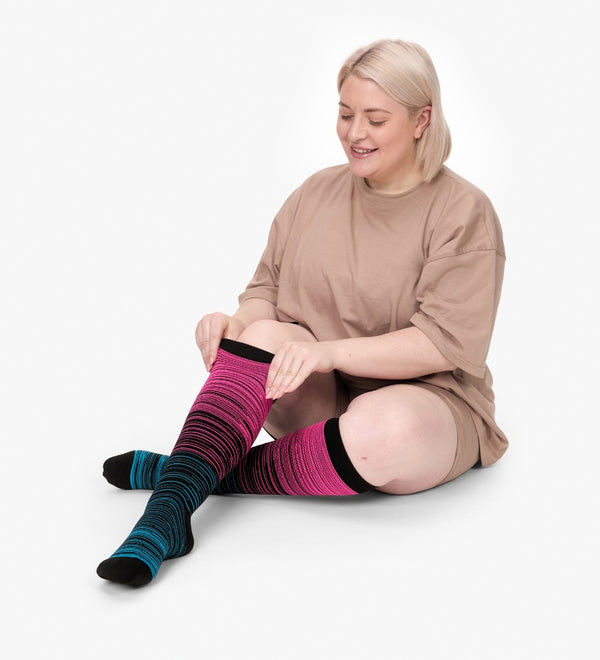 Stepise™ Stripes Compression Socks