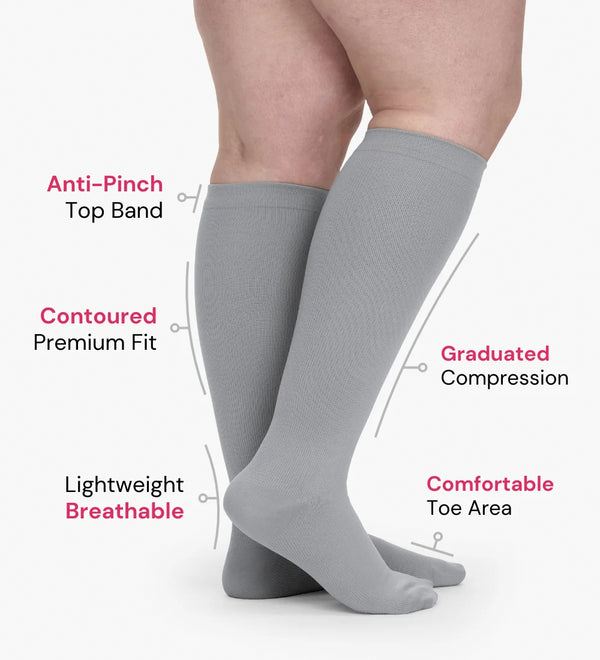 Stepise™ Original Wide Compression Socks
